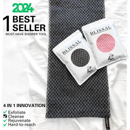 Blissal Exfoliating Antibacterial Shower Towel